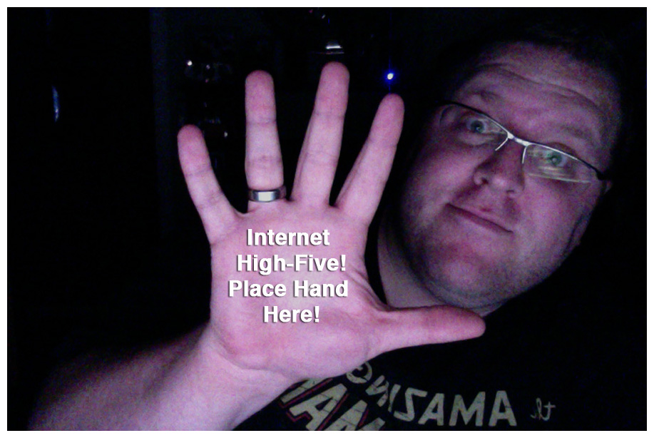 high five